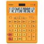 Калькулятор 12 разр Casio GR-12С-RG (210х155 мм), 12 разрядов, двойное питание, ОРАНЖЕВЫЙ, GR-