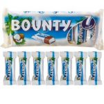 Конфеты шоколадные батончики Bounty 7шт/уп