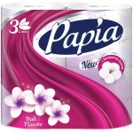 Туалетная бумага 04шт Papia Балийский цветок 16,8м 3-сл ароматизированая тиснение белая втулка 