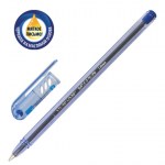 Ручка шариковая синяя Pensan My Pen 1мм масляная корпус тонированный