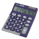 Калькулятор 10 разр Milan 150610TDPRBL 145x106x21мм в чехле двойное питание фиолетовый