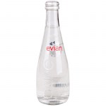 Вода 0,33л негазированная минеральная Evian стеклянная бутылка