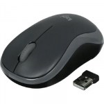 Мышь беспроводная Logitech M185 серо-черная (910-002252)