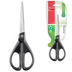 Ножницы MAPED (Франция) "Essentials Green", 170 мм, черные
