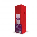 Салфетки бумажные 400л красный Plushe Maxi Professional 1-сл 24х24