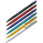 Ручка шариковая автоматическая синяя Schneider K15 корпус ассорти 1,0мм 