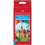 Карандаши цветные 12цв Faber-Castell заточен картон   120112