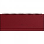 Планинг датированный 2025г., 64л., 330*130мм, балакрон, BG "Ariane. Dark red" 