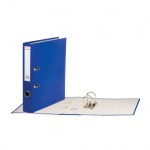 Папка с арочным механизмом (регистратор) 50мм Brauberg ПВХ прочный уголок синий