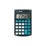 Калькулятор 08 разр Milan 150908KBL  97х62х8мм малый в чехле двойное питание чёрный/15