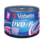Диск DVD-R Verbatim 43548 4.7Gb 16x Cake box 50шт