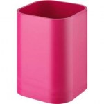 Подставка-стакан для канцелярских принадлежностей Attache розовая 10x7x7 см