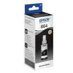 Чернила Epson C13T66414A для Epson L100/L110/L200/L210/L300/L456/L550 черные