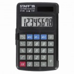 Калькулятор 08 разр Staff STF-899 117х74мм малый двойное питание