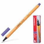 Ручка капилярная (линер) 0,4мм Stabilo Point фиолетовый 88/55
