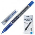 Ручка роллер 0,5мм Zebra Zeb-Roller DX5 серебро синяя