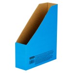 Накопитель-лоток архивный из микрогофрокартона OfficeSpace 75мм, синий, до 700л.
