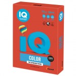 Бумага для принтера А4 IQ Color 120г/м2 250л интенсив кораллово-красная CO44