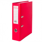 Папка с арочным механизмом (регистратор) 80мм Brauberg ПВХ с уголком красная