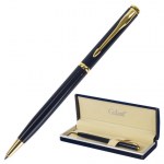 Ручка шариковая 0,7мм Galant Arrow Gold Blue корпус темно-синий золотистые детали синяя