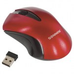 Мышь беспроводная SONNEN M-661R USB 1000 dpi красная