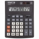 Калькулятор 14 разр Staff PLUS STF-333 (200x154 мм) двойное питание