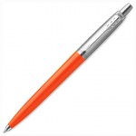 Ручка шариковая Parker Jotter Orig Orange корпус оранжевый детали хром блистер синяя