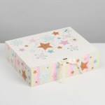 Коробка подарочная «Счастье», 31 × 24.5 × 9 см