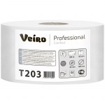 Туалетная бумага для диспенсера 200м Veiro Professional Comfort Q2 2-сл тиснение белая
