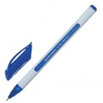 Ручка шариковая синяя Brauberg Extra Glide Soft White масляная узел 0.7 мм линия письма 0,35
