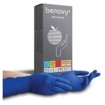Перчатки латексные смотровые 25пар (50шт) неопудренные повышенной прочности Benovy High Risk