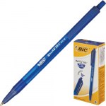 Ручка шариковая автоматическая 0,32мм синяя  Bic Раунд Стик Клик