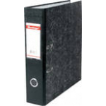 Папка с арочным механизмом (регистратор) 70мм Berlingo Standard мрамор карман уголок черный