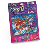 Алмазная мозаика Danko toys "Crystal Mosaic Kids. Пони", европодвес