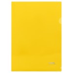 Уголок А4 180мкм пластик непрозрачная желтая Стамм ММ-30931