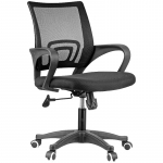 Кресло оператора OfficeSpace SP-M96 ткань спинка сетка черная/сиденье TW черная механизм качания