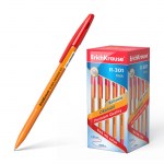 Ручка шариковая красная Erich Krause R-301 Orange Stick узел 0,7мм 