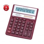 Калькулятор 12 разр Citizen SDC-888XRD двойное питание 158*203*31мм красный