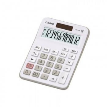 Калькулятор 12 разр Casio MX-12B-WE (средний) 147х29х107мм белый