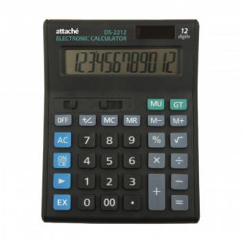 Калькулятор 12 разр Attache Economy 190х145х45мм большой чёрный