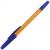 Ручка шариковая синяя Brauberg Carina Orange корпус оранжевый узел 1 мм линия письма 0,5 мм 