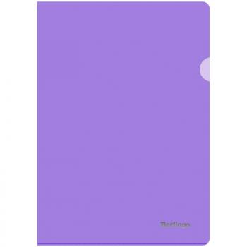Уголок 180мкм Berlingo Starlight прозрачный фиолетовый