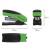 Степлер 10 Brauberg Soft с антистеплером пластик черно-зеленый 12л