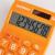 Калькулятор 08 разр Юнландия SDC-888TII 135х77 мм малый двойное питание оранжевый