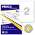 Этикетка самоклеящаяся ProMEGA Label BASIC 210х148мм./2 шт. на лис.А4