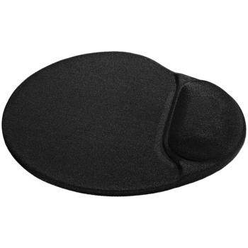 Коврик для мыши Defender EasyWork полиуретан гелевая подушка тканевое покрытие черный