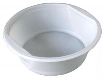 Тарелка d 170мм пластиковая суповая 500мл прозрачная 50шт/уп