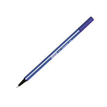 Ручка капилярная (линер) 0,4мм Attache Rainbow синий трехгран/24