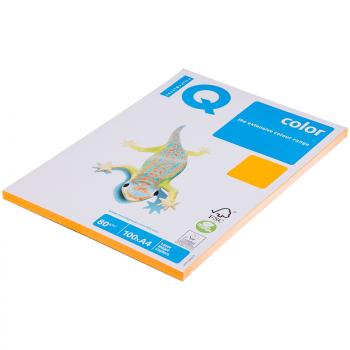 Бумага для принтера А4 IQ Color 80г 100л оранжевый неон/2  NEOOR