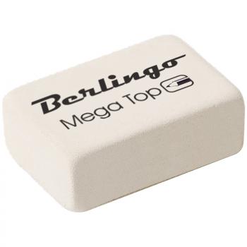 Ластик прямоугольный Berlingo Mega Top 26х18х8мм натуральный каучук/80